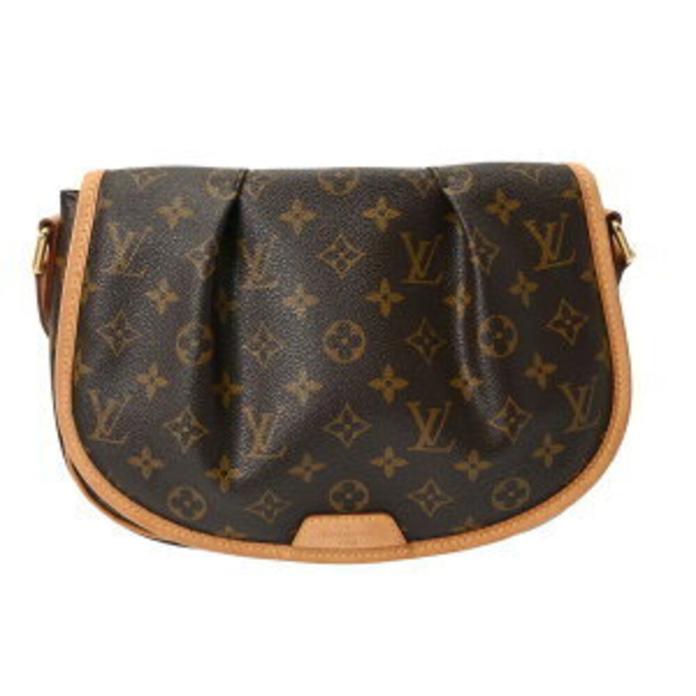 Louis Vuitton Monogram Menilmontant Brown Canvas Shoulder Bag